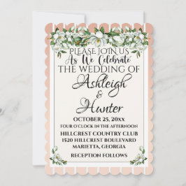 Invitación Magnolias -Un Agradable Día Para Un Boda- Invitaci