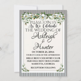 Invitación Magnolias -Un Agradable Día Para Un Boda- Invitaci