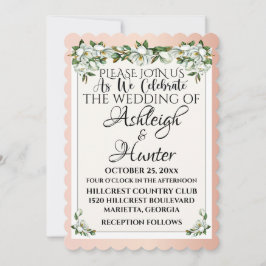 Invitación Magnolias -Un Agradable Día Para Un Boda- Invitaci