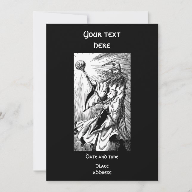 Invitación Mago (Anverso)