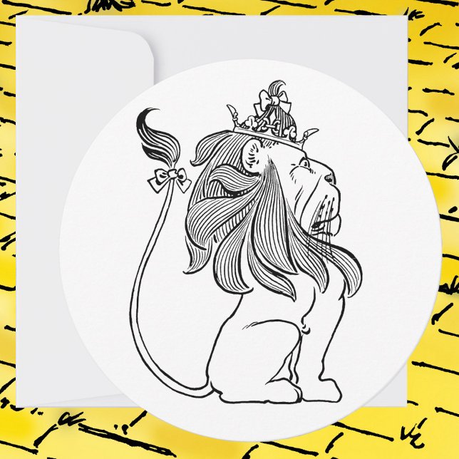 Invitación Mago de cosecha de león de Oz, fiesta de cumpleaño (Subido por el creador)