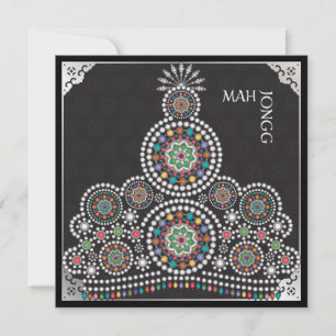 Invitación Mah Jongg Limerick Taj Flat