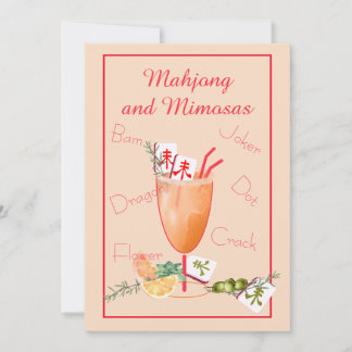 Invitación Mahjong Party Invitation
