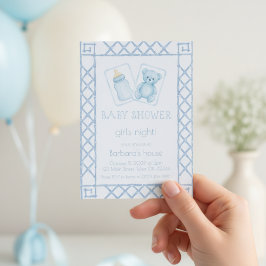 Invitación mahjong party lover Green Dragon Bamboo