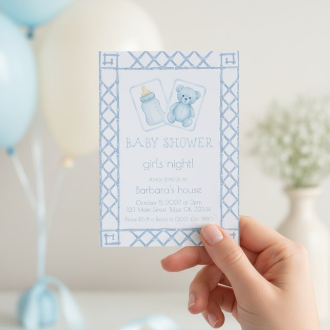 Invitación mahjong party lover Green Dragon Bamboo (Subido por el creador)