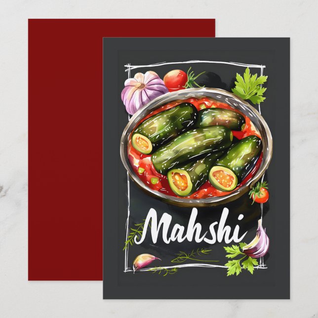 Invitación Mahshi ح・ ك Extravagaganza س・ذ ن・ن (Anverso / Reverso)