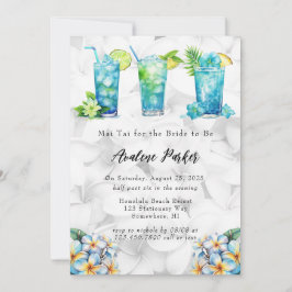 Invitación Mai Tai Para Que La Novia Sea Ducha