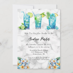 Invitación Mai Tai Para Que La Novia Sea Ducha