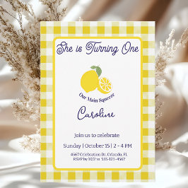 Invitación Main Squeeze Birthday Invitation Birthday Card