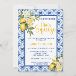 INVITACIÓN MAIN SQUEEZE LEMON BRIDAL DUCHA