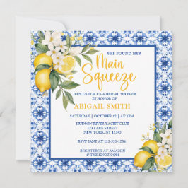 INVITACIÓN MAIN SQUEEZE LEMON BRIDAL DUCHA