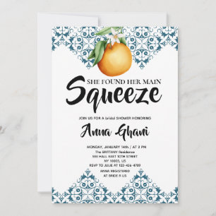 Invitación Main Squeeze Limón Despedida de Soltera Mediterrán