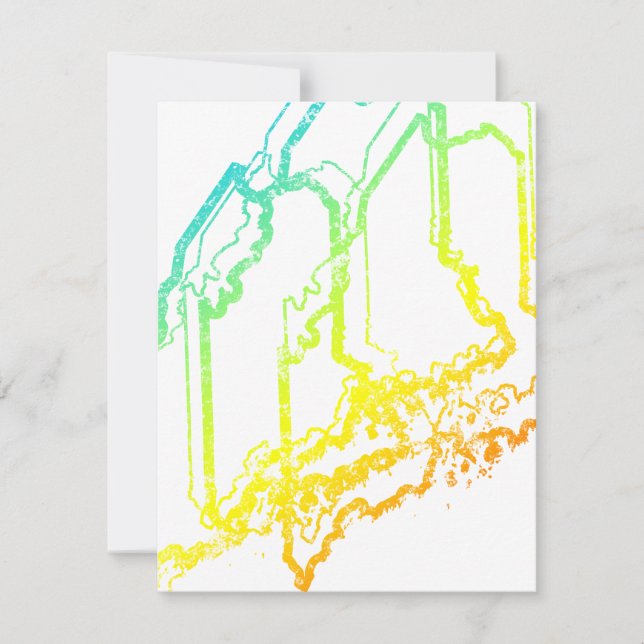 Invitación maine chill blur (Anverso)