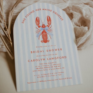 Invitación Maine Squeeze Coastal Lobster Despedida de soltera