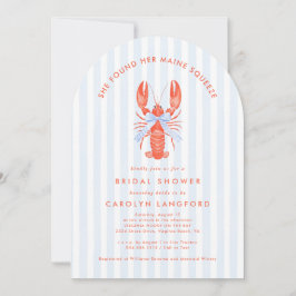 Invitación Maine Squeeze Coastre Lobster Bridal Shower
