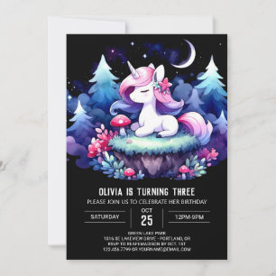 Invitación Majestic Dreamy Horse Birday