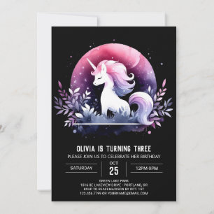 Invitación Majestic Fantasy Horse Cumpleaños