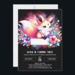 Invitación Majestic Kids Fox Birthday digital<br><div class="desc">Haga que el cumpleaños de su hijo se sienta especial con la invitación digital Majestic Kids Fox Birthday. Este diseño audaz y elegante presenta a un zorro en un entorno natural de gran belleza, lo que lo convierte en el lugar perfecto para celebrar el cumpleaños de la aventura y la...</div>