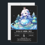 Invitación Majestic Kids Princess Birthday<br><div class="desc">Las majestuosas invitaciones de cumpleaños de la Princesa Infantil crean un gran ambiente para una celebración que abarca la esencia de la realeza y la diversión. Esta invitación digital editable presenta diseños vibrantes que captan la emoción y la elegancia de un cumpleaños temático de princesa. Personalizar cada detalle para reflejar...</div>
