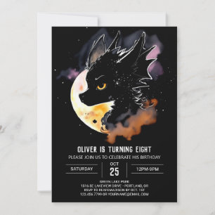 Invitación Majestic Mithasy Dragon Cumpleaños