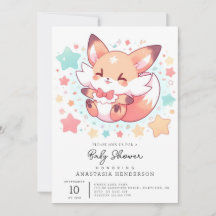 Majestic Woods Fox Baby Shower