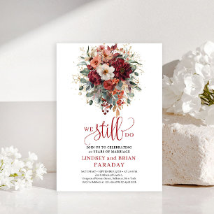 Invitación Majestuoso Renacimiento de Votos de Eucalipto Boho