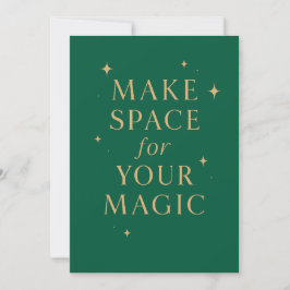 Invitación Make Space for Your Magic