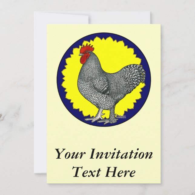 Invitación Maline Rooster (Anverso)