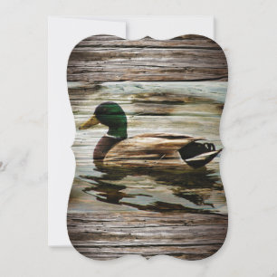 Invitación Mallard Duck