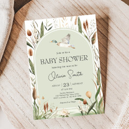 Invitación Mallard Duck Baby Shower