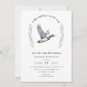 Invitación Mallard Duck Hunting Baby Shower