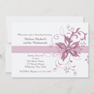 Invitación Malva de Drama y Fanfarria