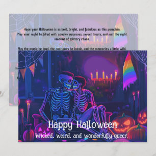 Invitación 🌈🎃Malvada, Extraña y Maravillosamente Extraña Ta