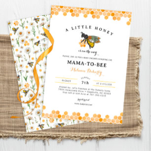 Invitación Mamá ama de miel invitará a Baby Shower