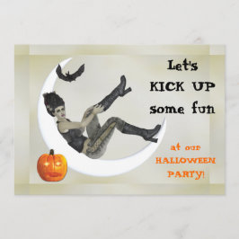 Invitación Mamá cursi Halloween Party de Frankenstein