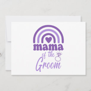 Invitación Mamá del Novio