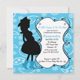 Invitación Mamá embarazada occidental será invitada a Baby Sh