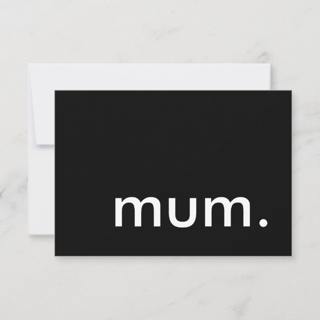 Invitación mamá. ¡Es un fiesta sorpresa! (Anverso)