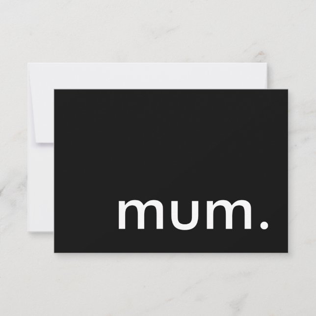 Invitación mamá. fiesta de sorpresa (Anverso)