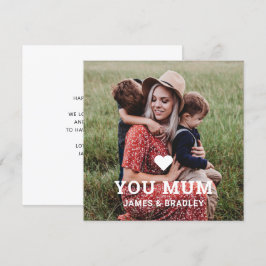 Invitación Mamá foto del Día de la Madre