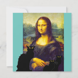 Invitación Mama Lisa y Les Chats Noir