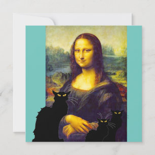 Invitación Mama Lisa y Les Chats Noir