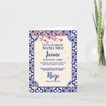Mama Mia Baby Shower Flor de Cerezo