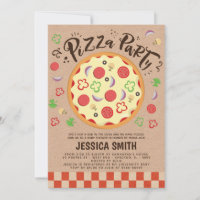 Mama Mia Faux Kraft Pizza Fiesta Baby Shower