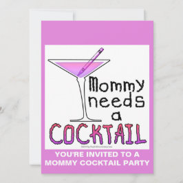 Invitación ¡Mamá necesita un COCTEL!