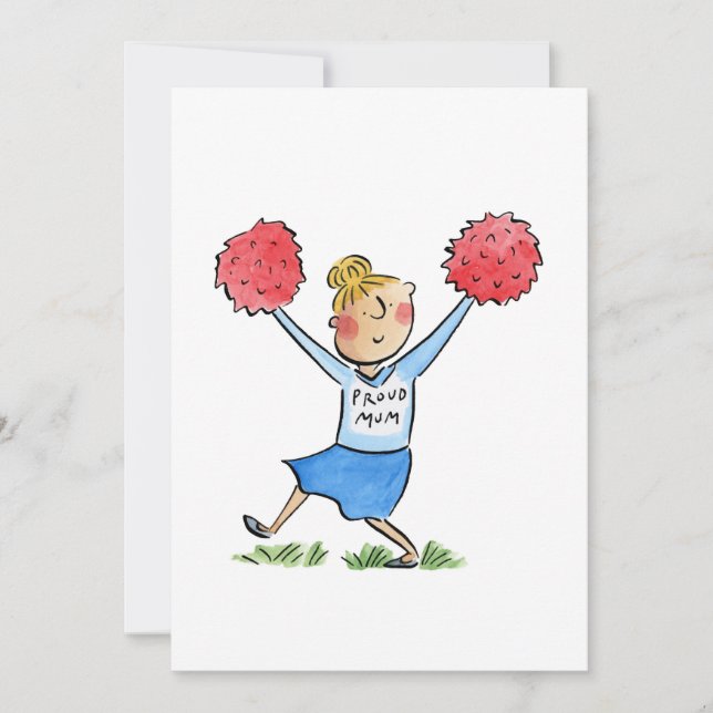 Invitación Mamá Orgullosa (Anverso)