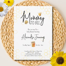 Invitación Mamá para abusar del Baby Shower neutral de género