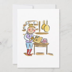 Invitación Mamá que publica verduras