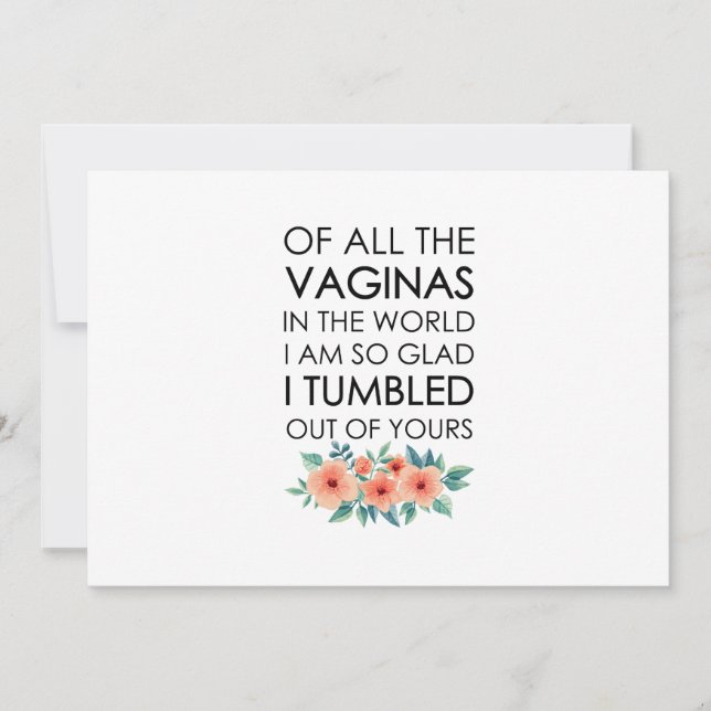 Invitación Mamá regalo de cumpleaños Mamá de regalo del Día d (Anverso)