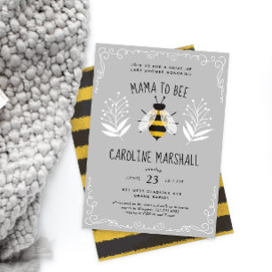 Invitación Mamá rusa neutral en ducha de bebé